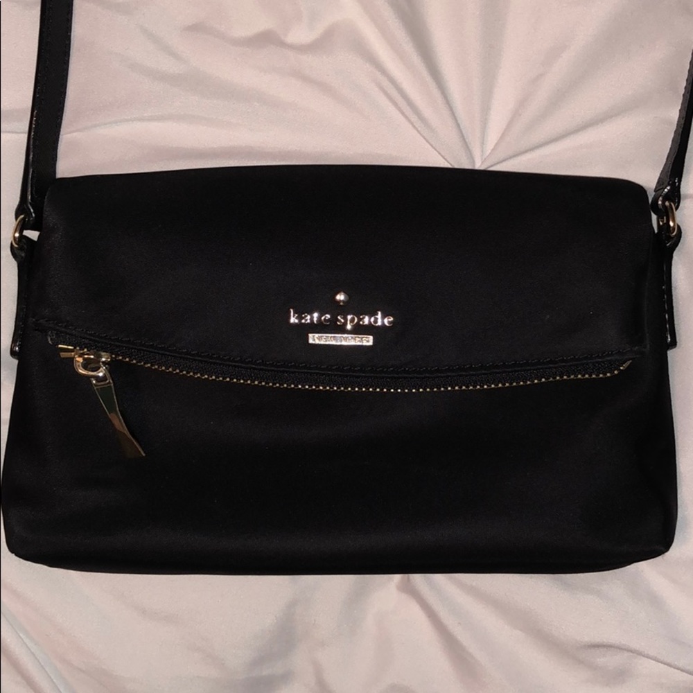 Kate Spade New York Crossbody- Black Nylon